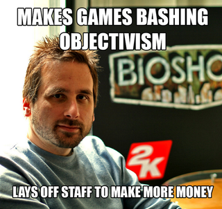 Illustration for article titled Like a true Objectivist, Bioshock creator shuts down Irrational Games